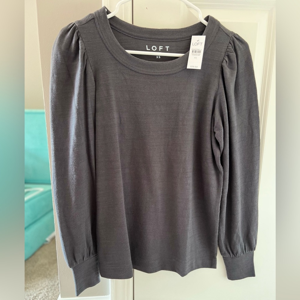 Loft Puff Sleeve Too XS - NWT